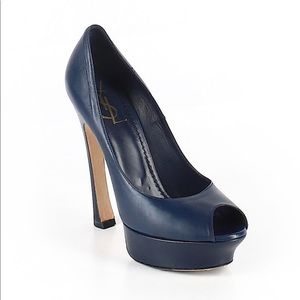 YVES ST LAURENT!!! Gorgeous platform pumps.